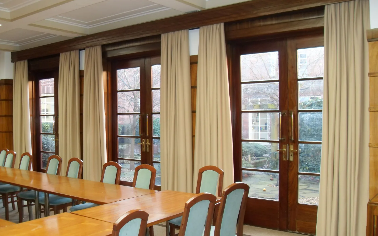 Bespoke boardroom curtains